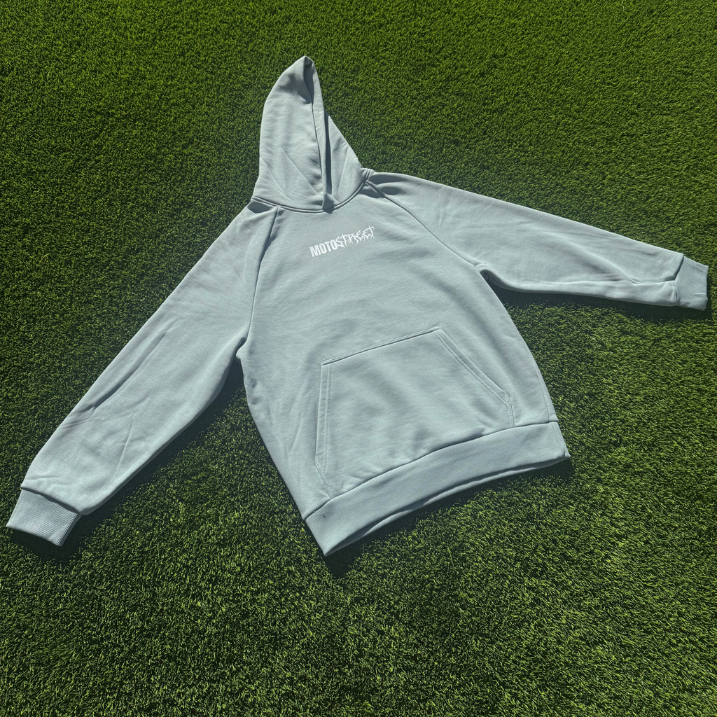 F & F Hoodie (blu/whi)