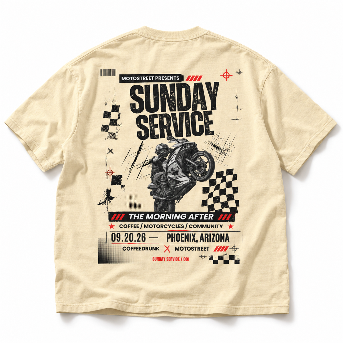 Motostreet Sunday Service Event Tee