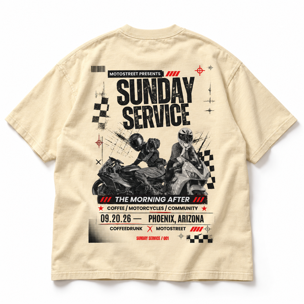 Motostreet Sunday Service Event Tee