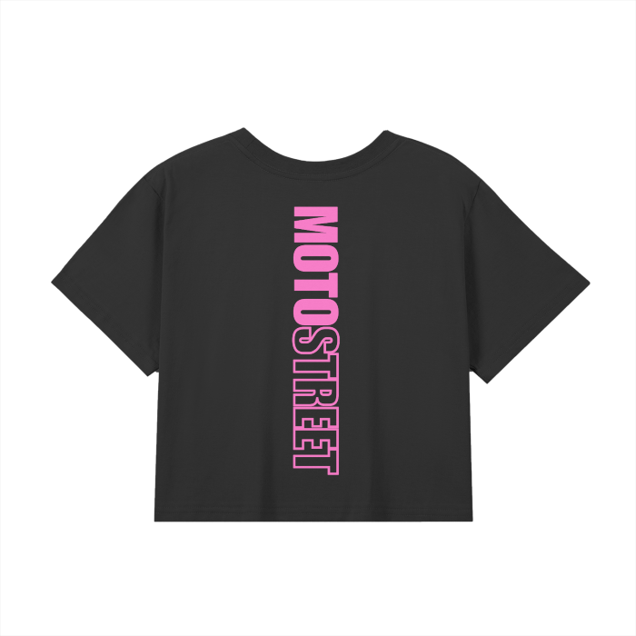 MotoStreet Center Crop Top (pink)