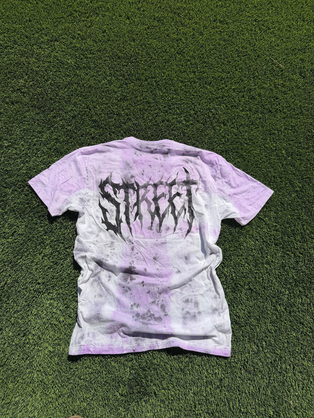 Garment Dyed STREET tee (purple)