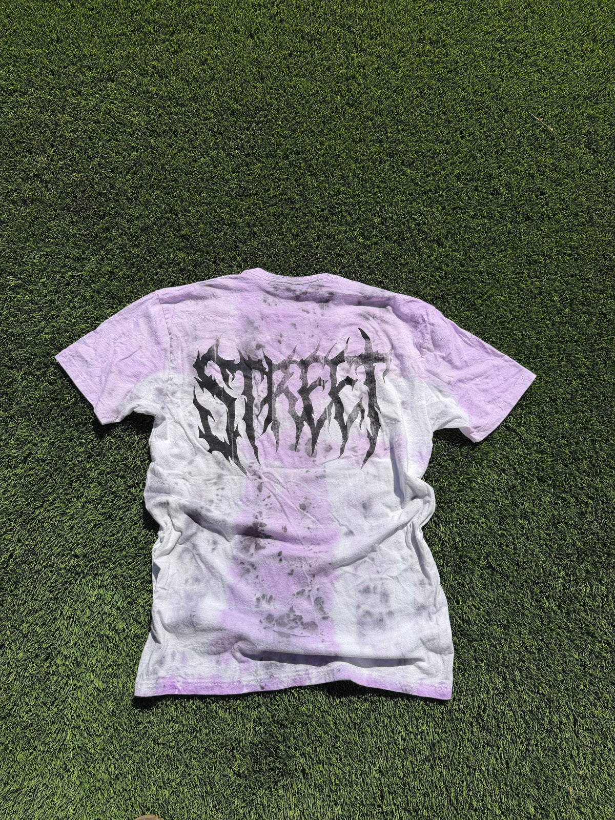 Garment Dyed STREET tee (purple)