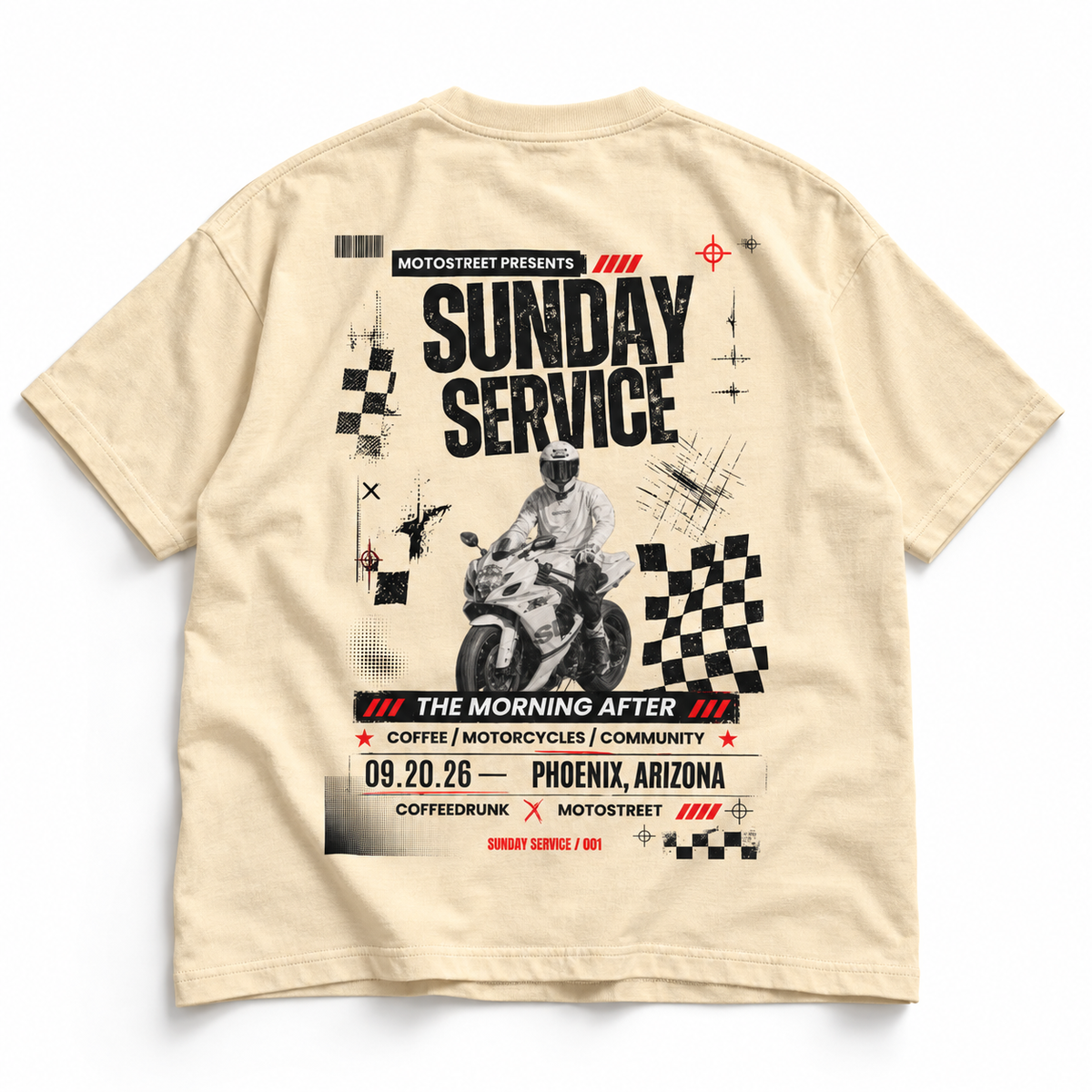 Motostreet Sunday Service Event Tee