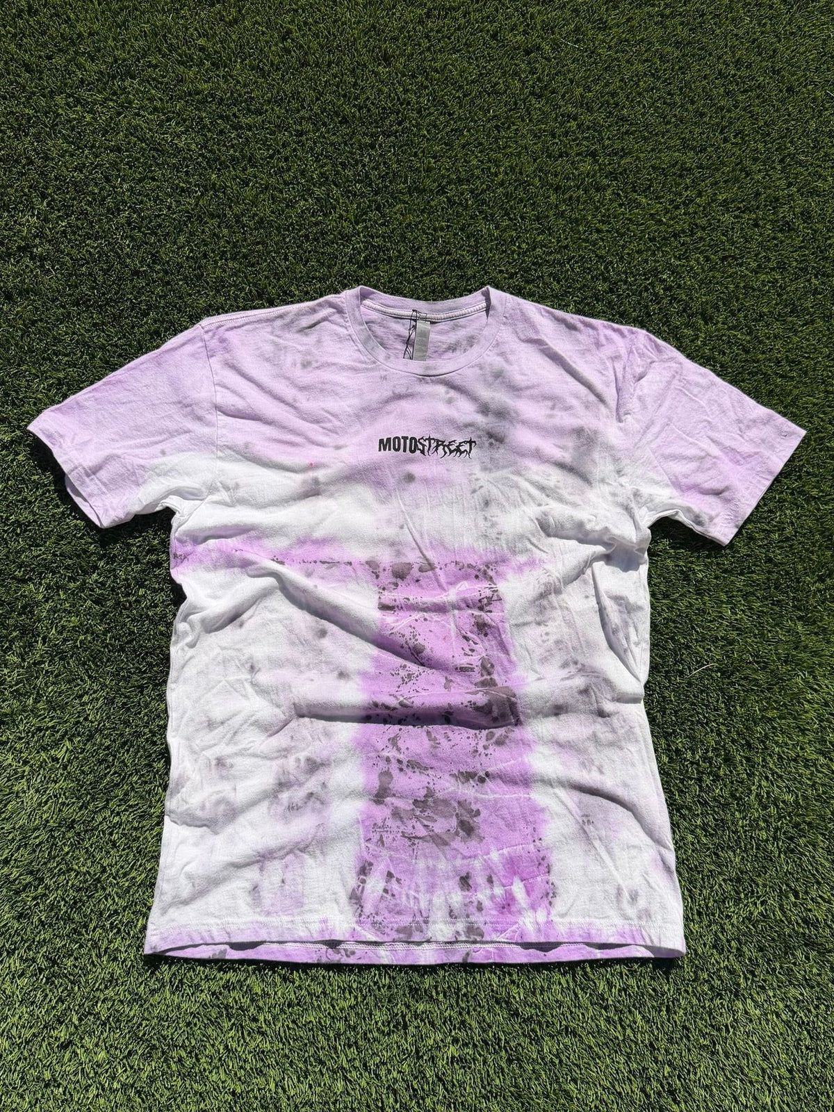 Garment Dyed STREET tee (purple)