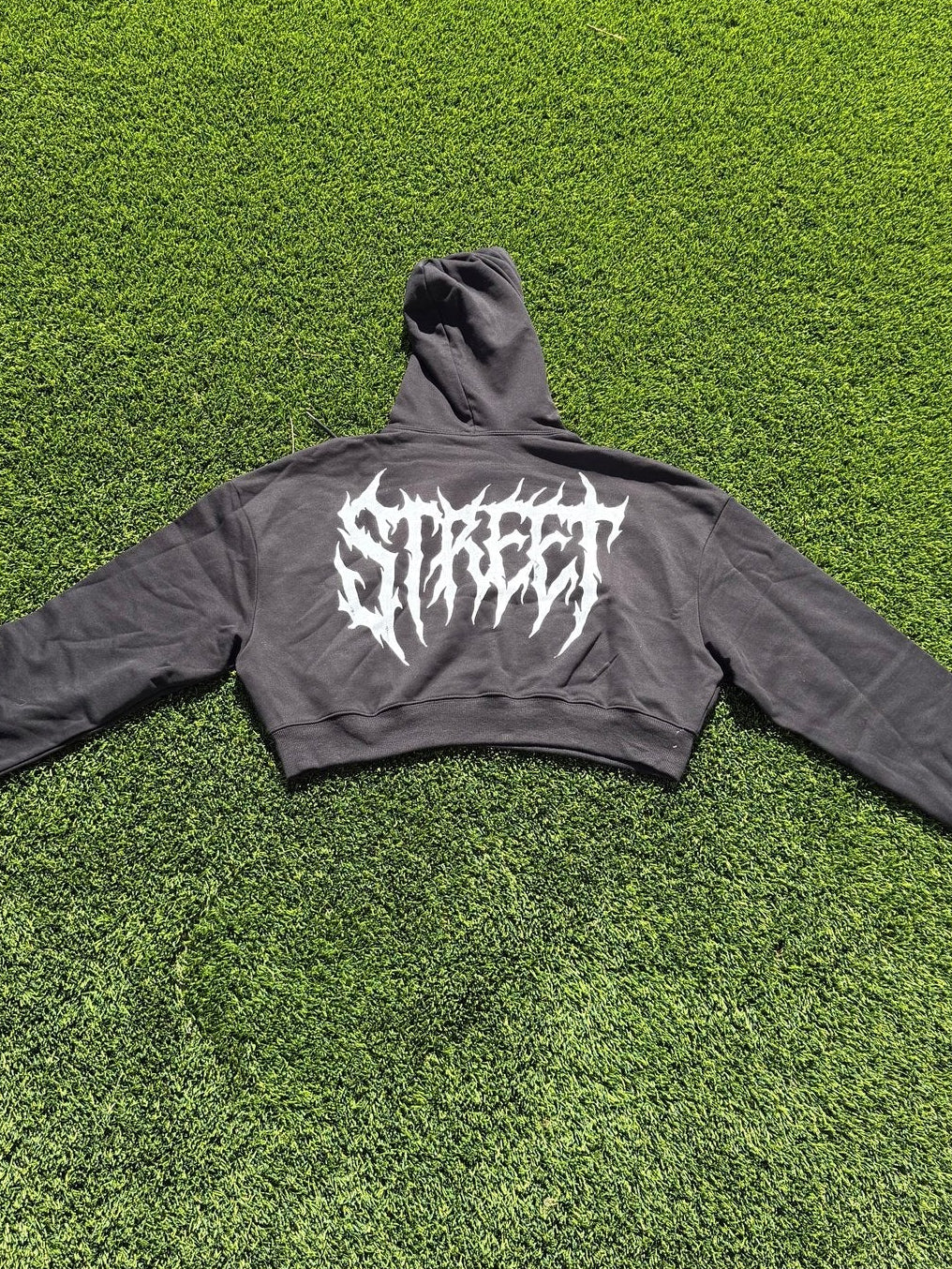 STREET Crop Top Hoodie