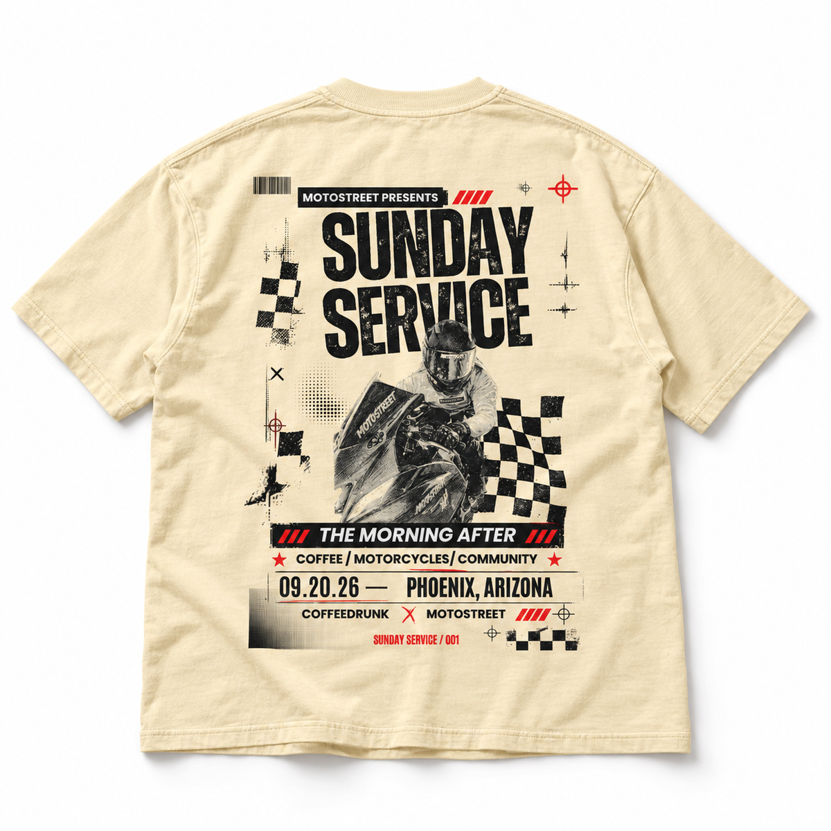 Motostreet Sunday Service Event Tee