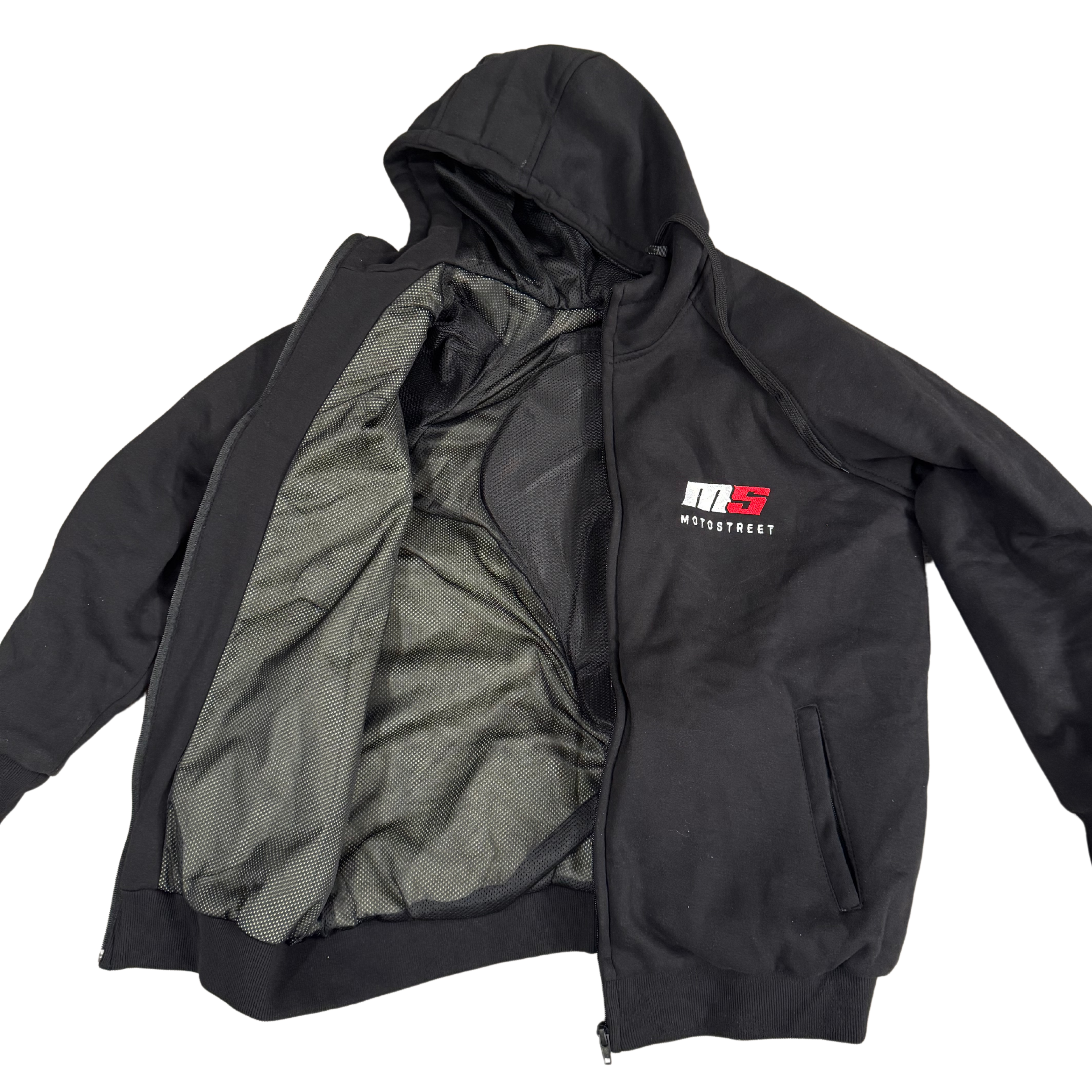 MotoStreet Armored Zip Up Hoodie