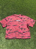 STREET boxy tee - Red camo