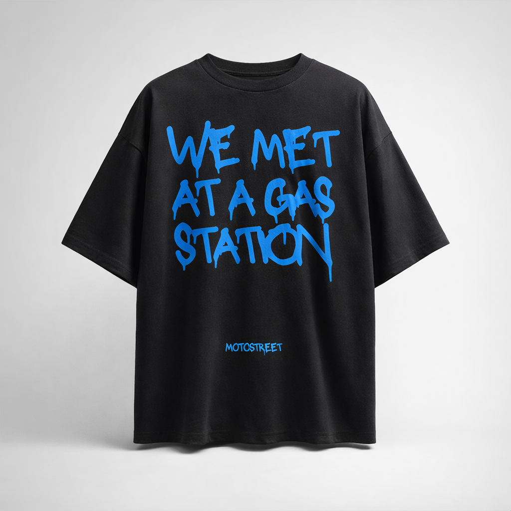 Gas Station Tee (blue)