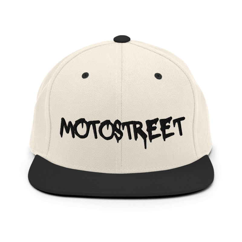 MotoStreet Snapback (natural white)