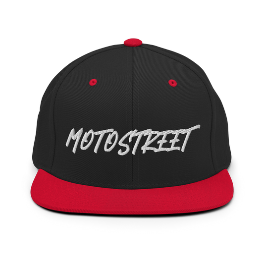 MotoStreet Signature Snapback Hat