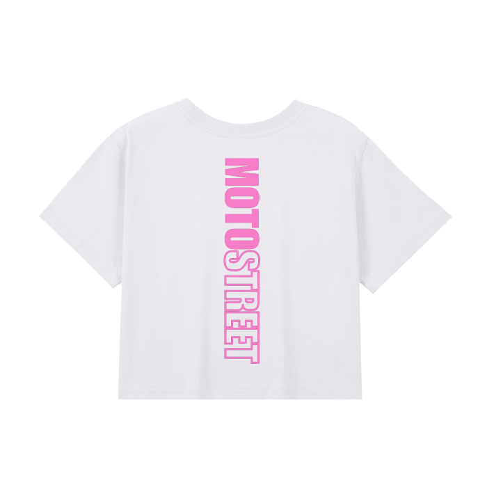 MotoStreet Center Crop Top (pink)
