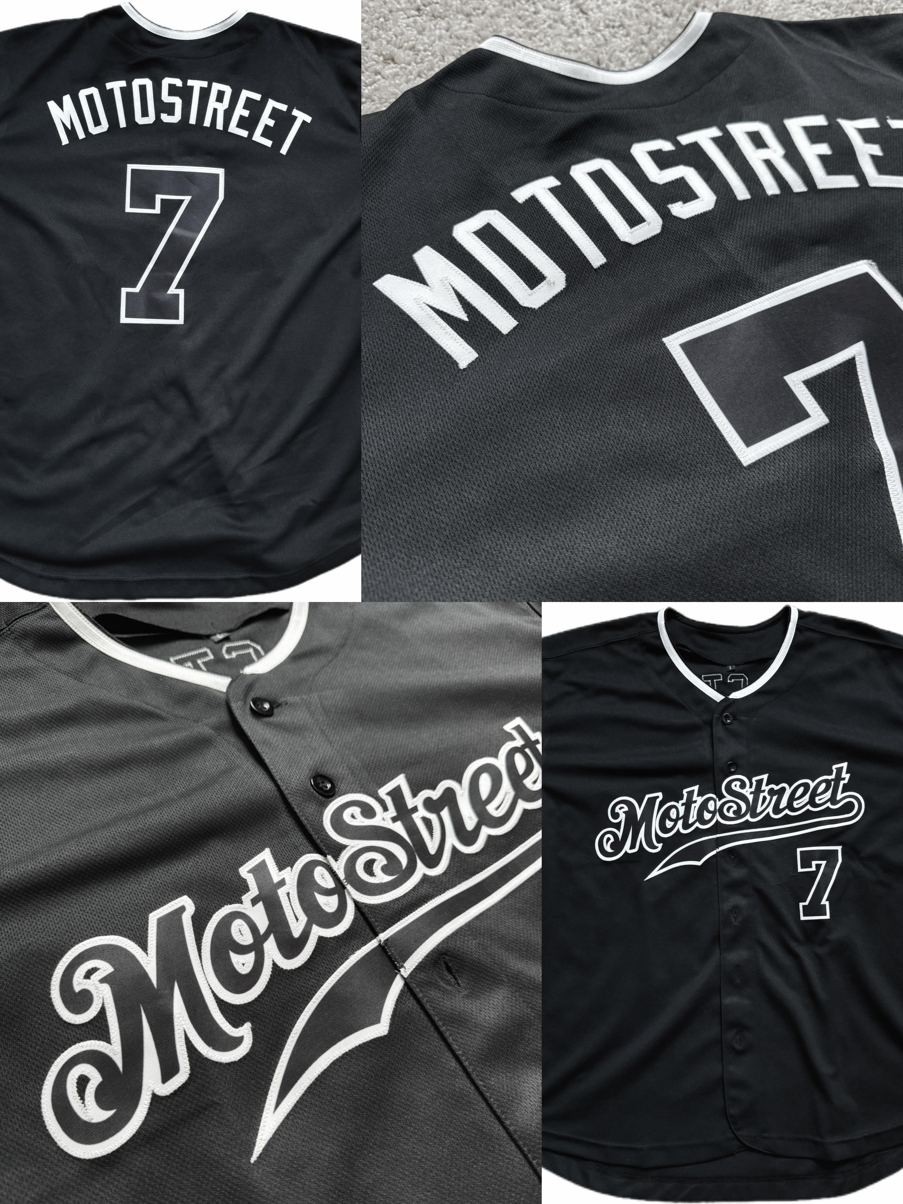 MotoStreet Jersey Pre-Order (Black, White, Red)