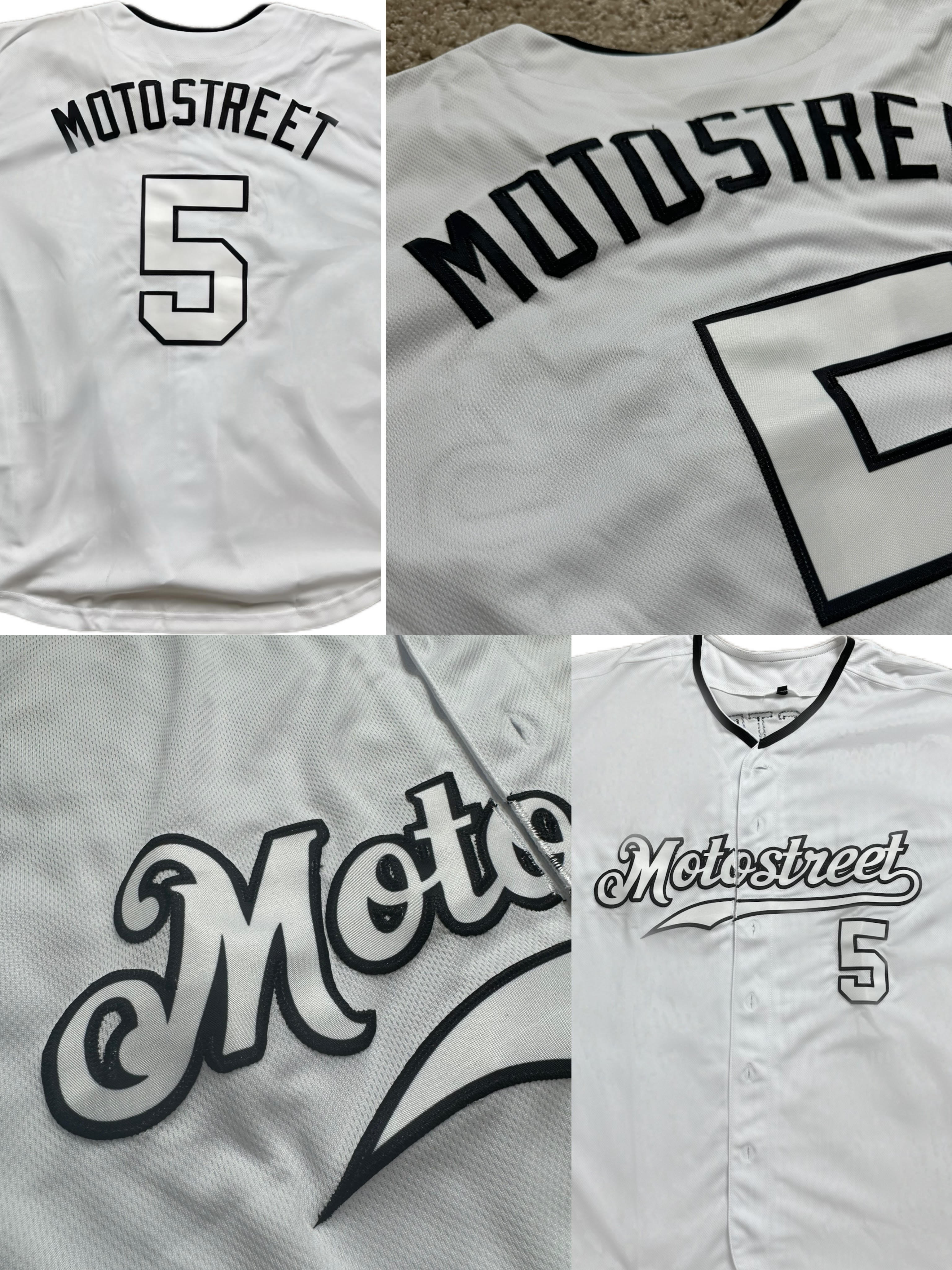 MotoStreet Jersey Pre-Order (Black, White, Red)