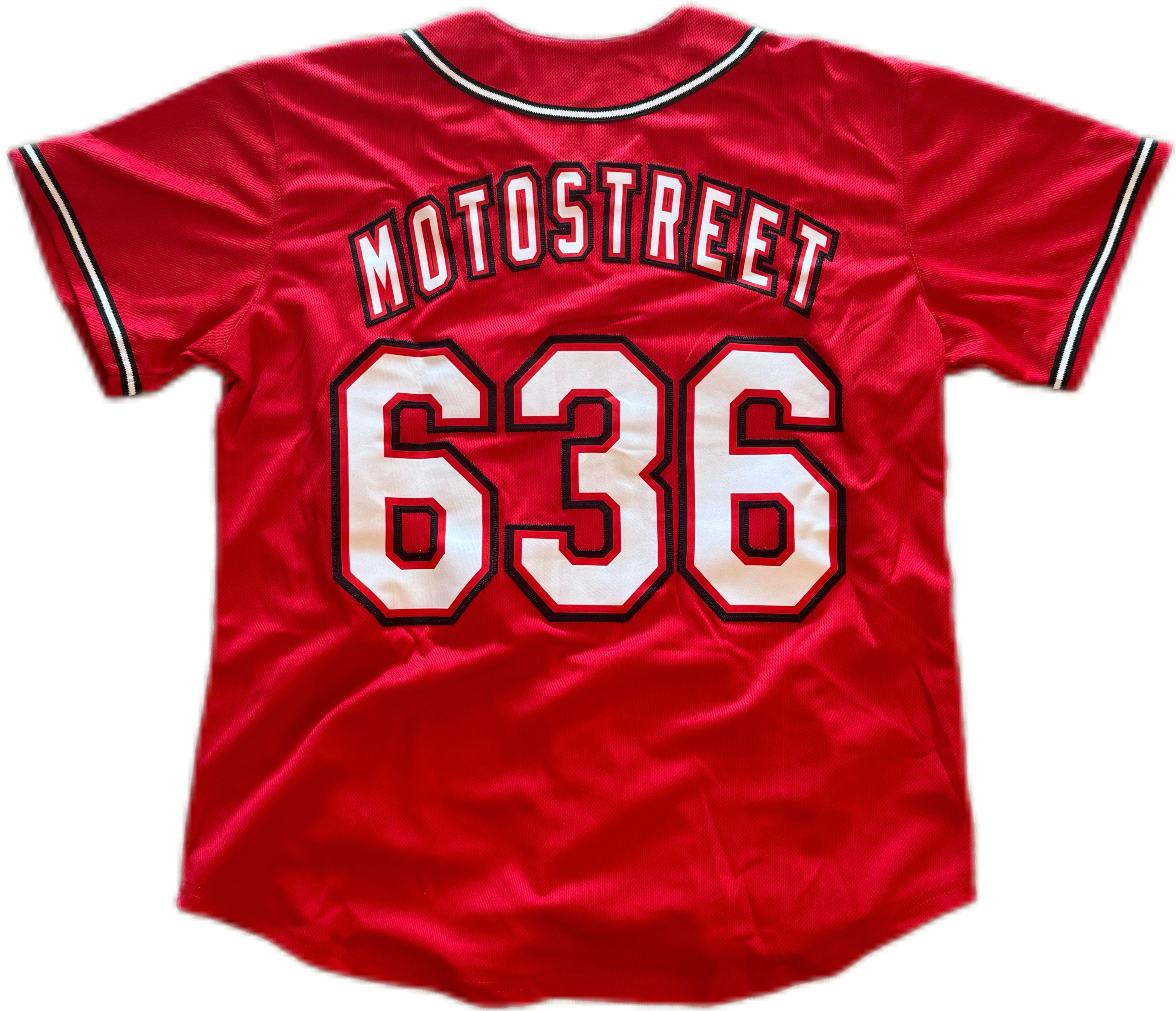 MotoStreet Jersey Pre-Order (Black, White, Red)