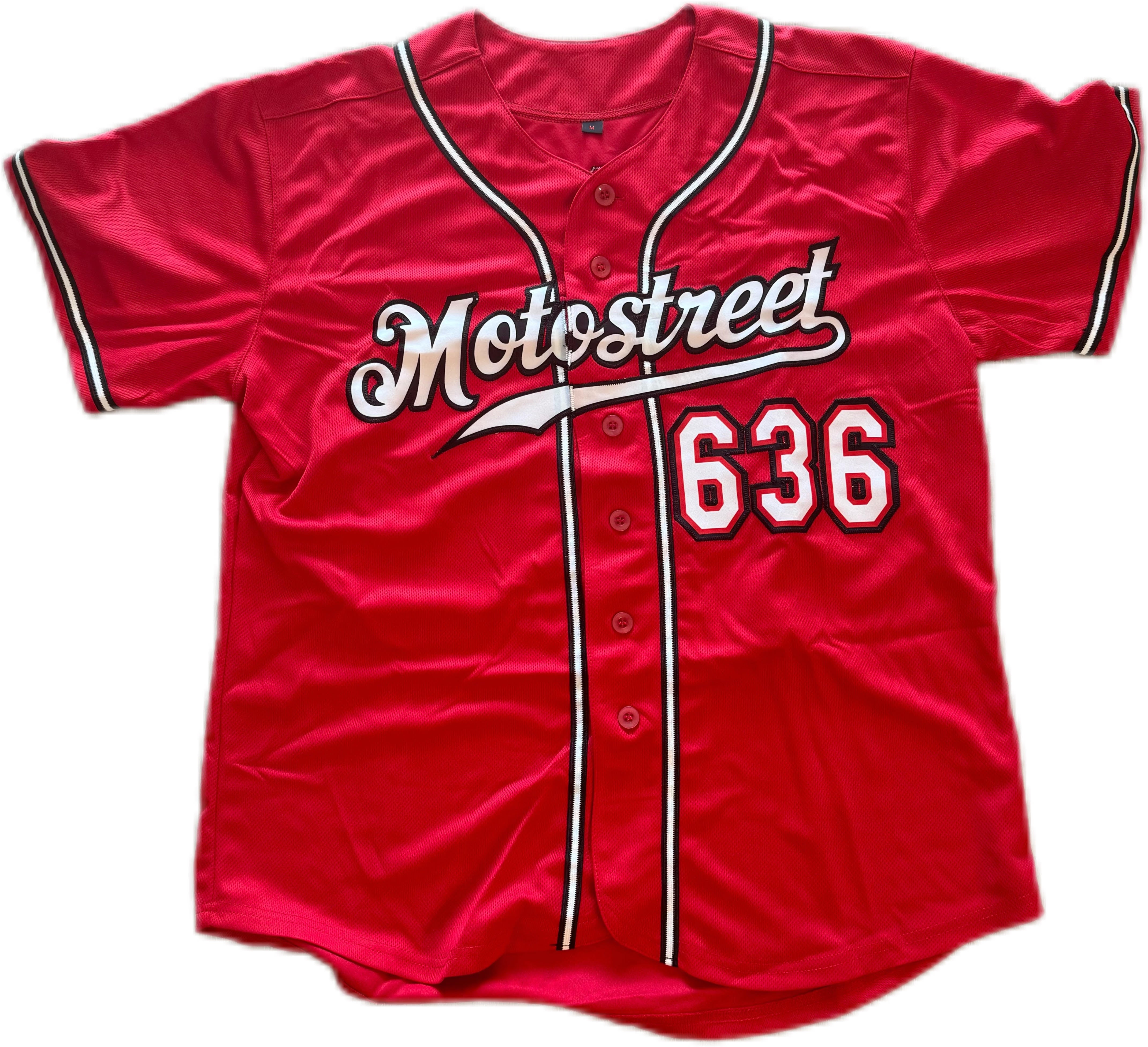 MotoStreet Jersey Pre-Order (Black, White, Red)